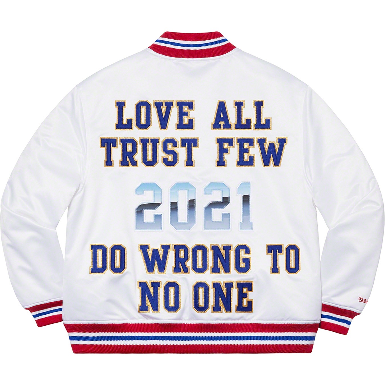Supreme®/Mitchell & Ness® Satin Varsity Jacket view 4